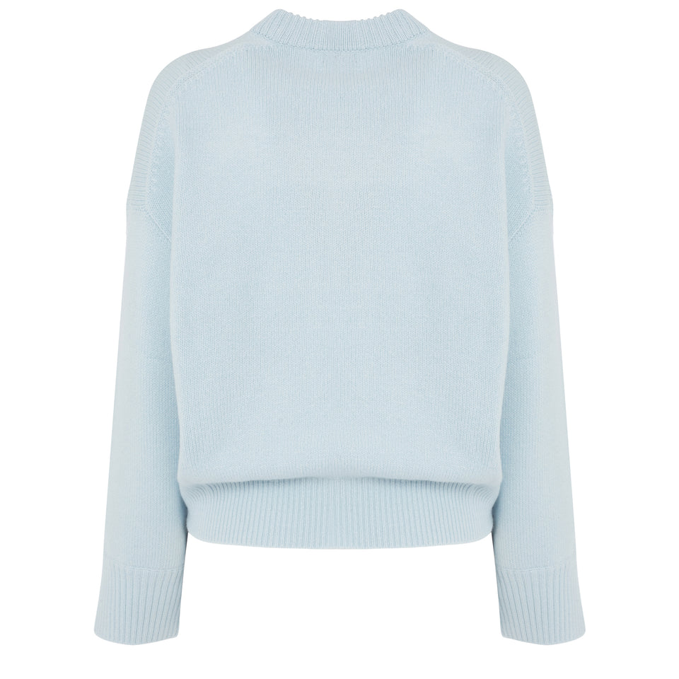 Light blue cashmere sweater