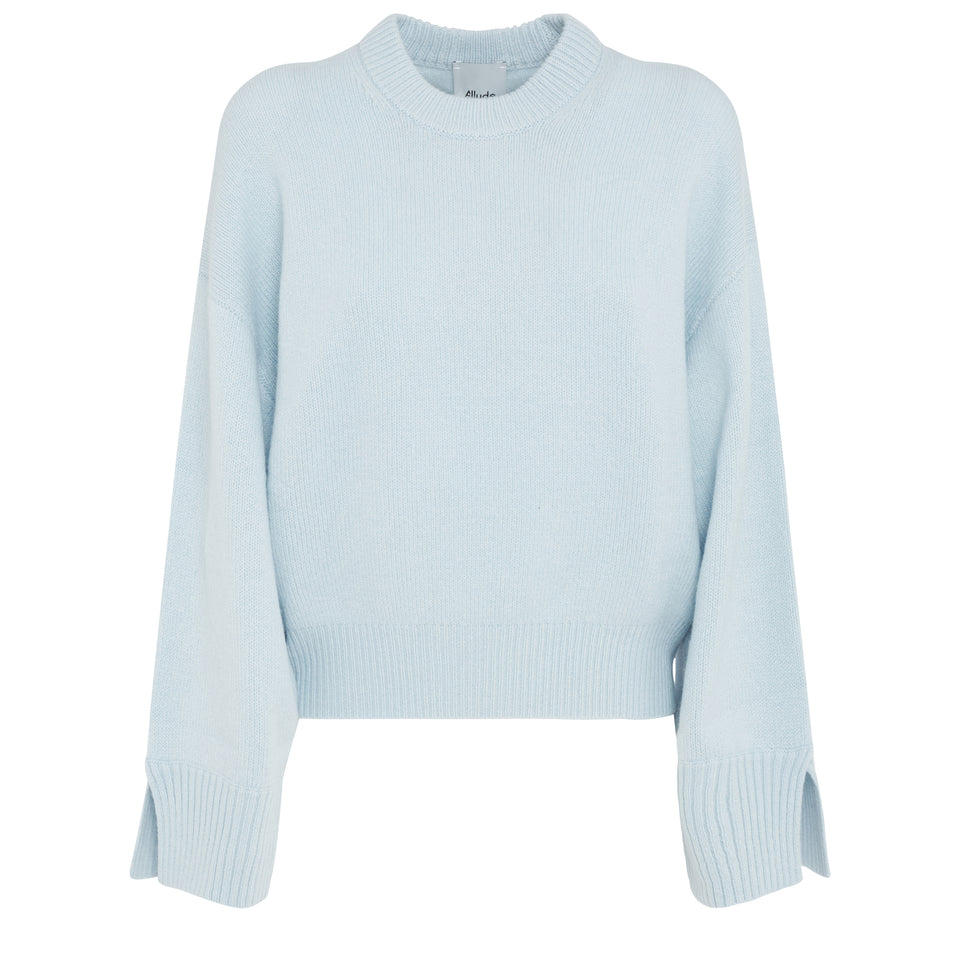 Light blue cashmere sweater GIO MORETTI