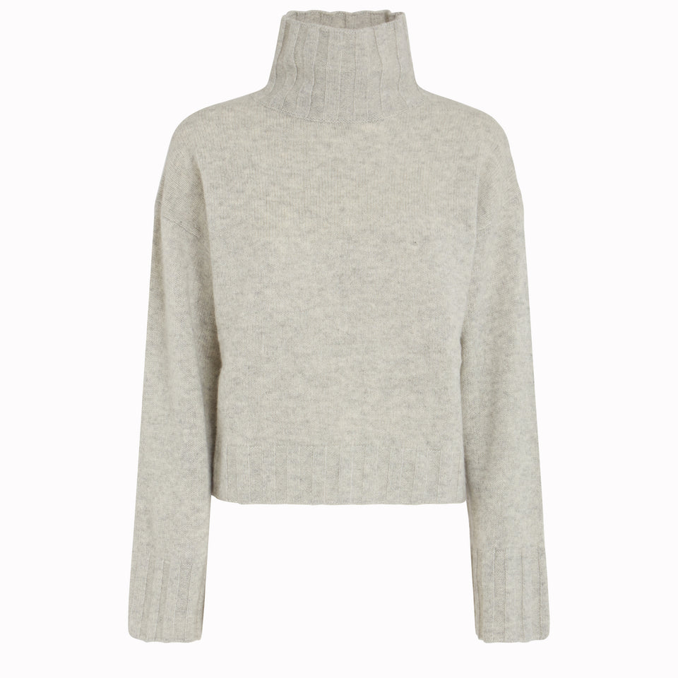 Maglione in cashmere grigio