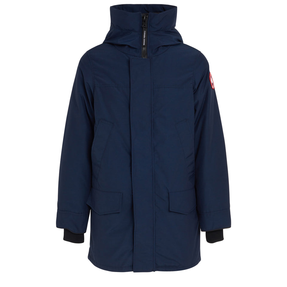 Parka "Langford" in blue fabric