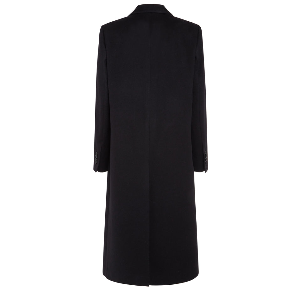 Cappotto in cashmere nero