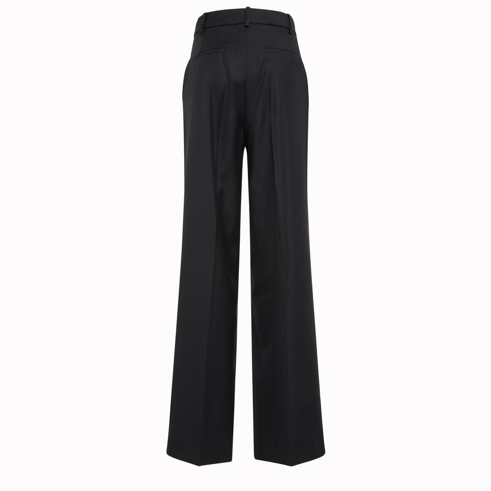''Sbiru'' trousers in black wool