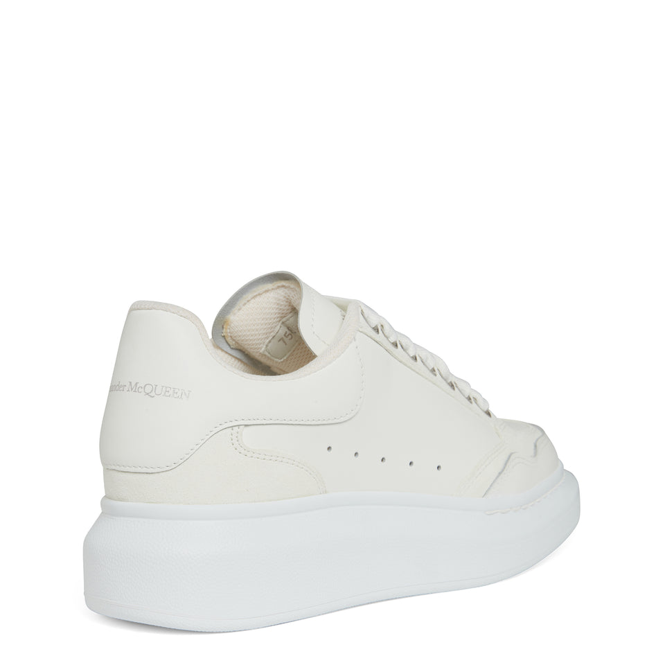 ''Larry'' sneakers in white leather