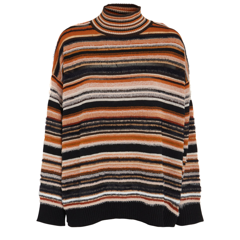 Multicolor wool sweater