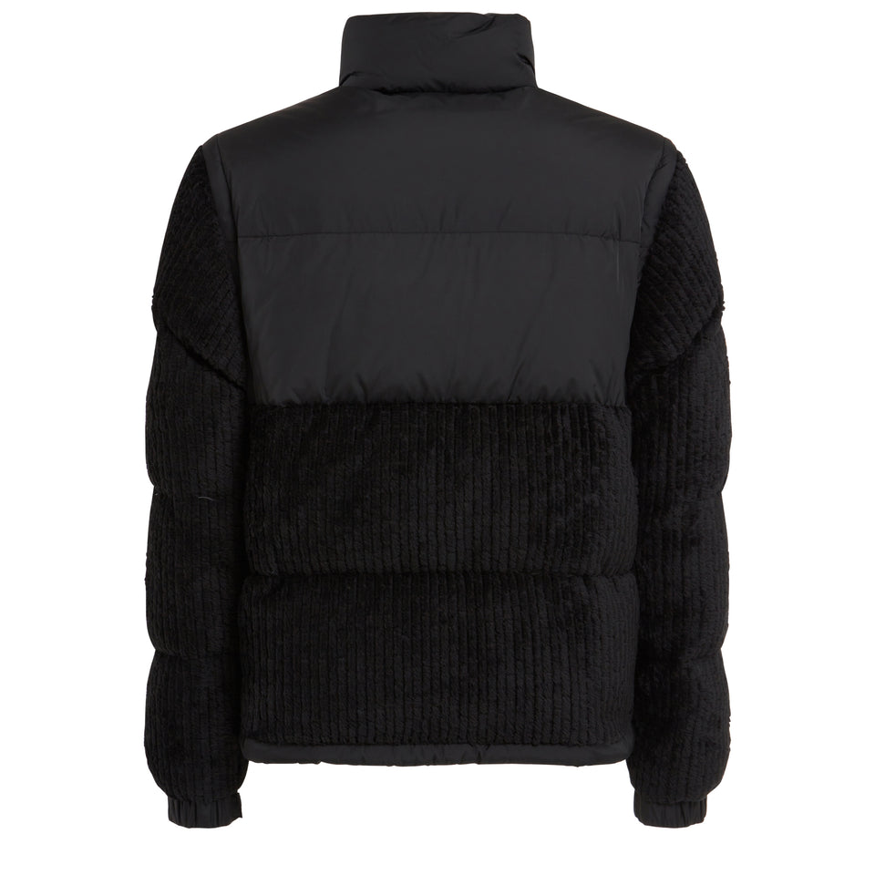 "Granier" bomber jacket in black fabric