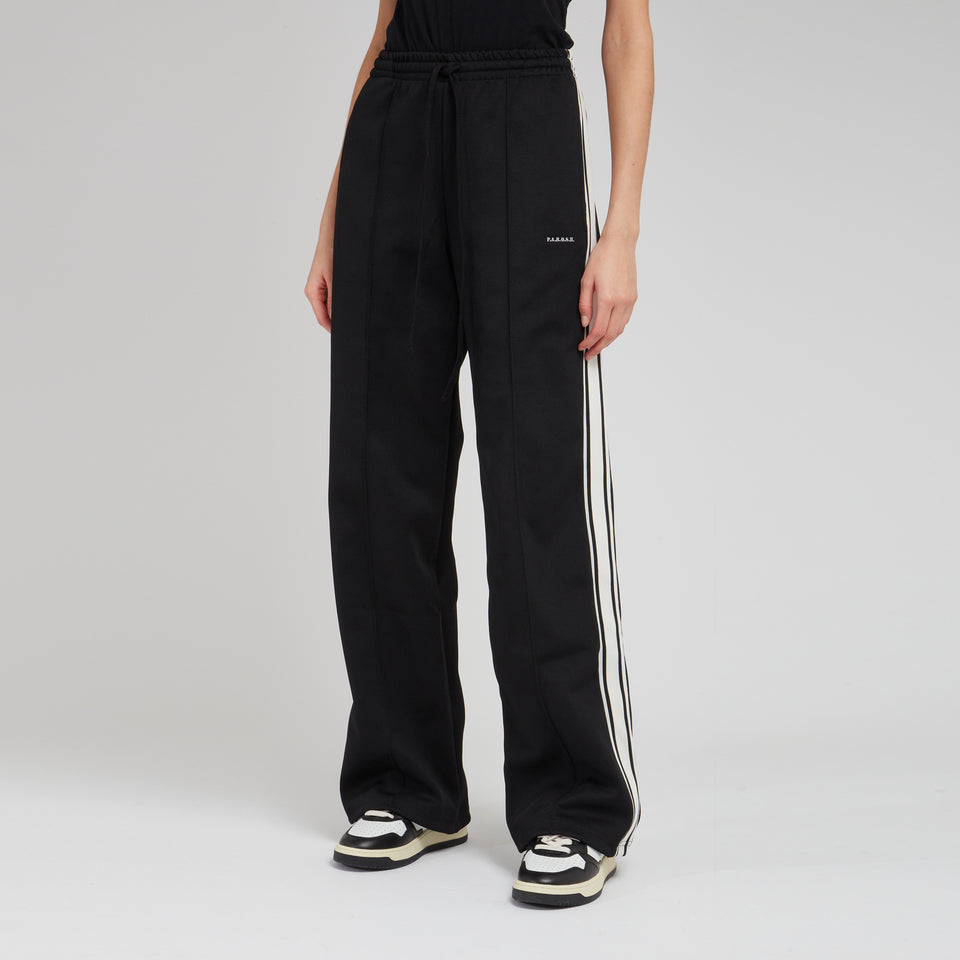 Jogger trousers in black fabric