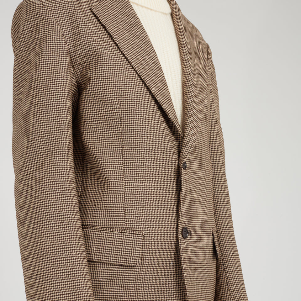 Beige wool blazer