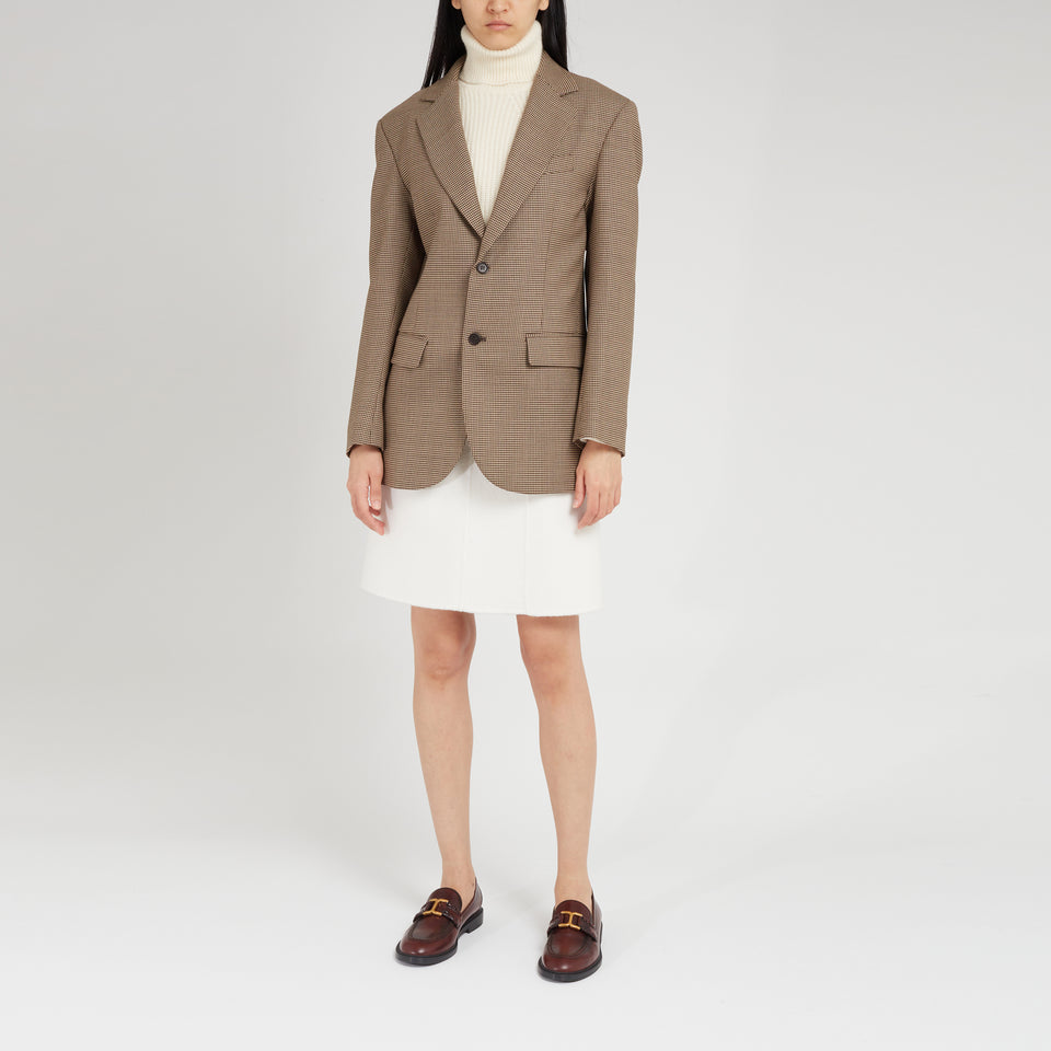 Beige wool blazer