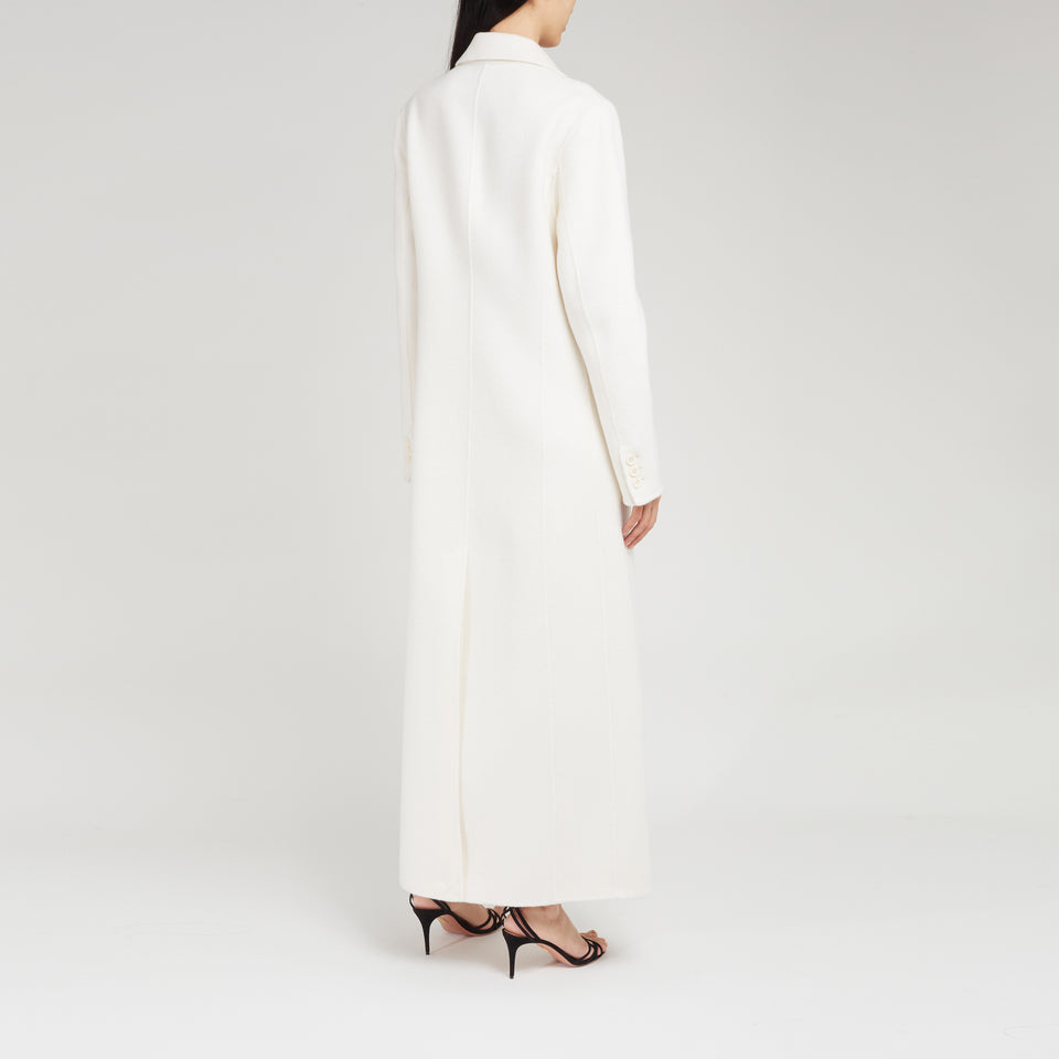 Cappotto in lana bianco