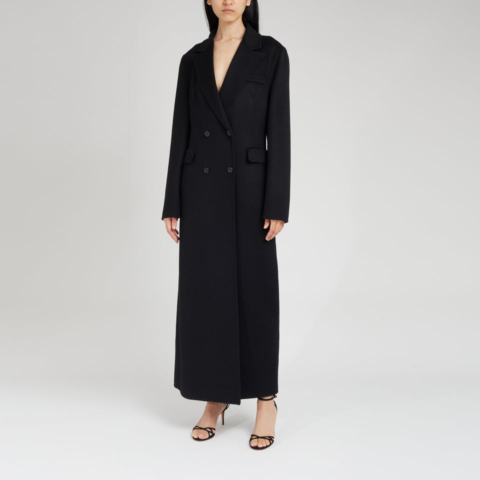 Black wool coat