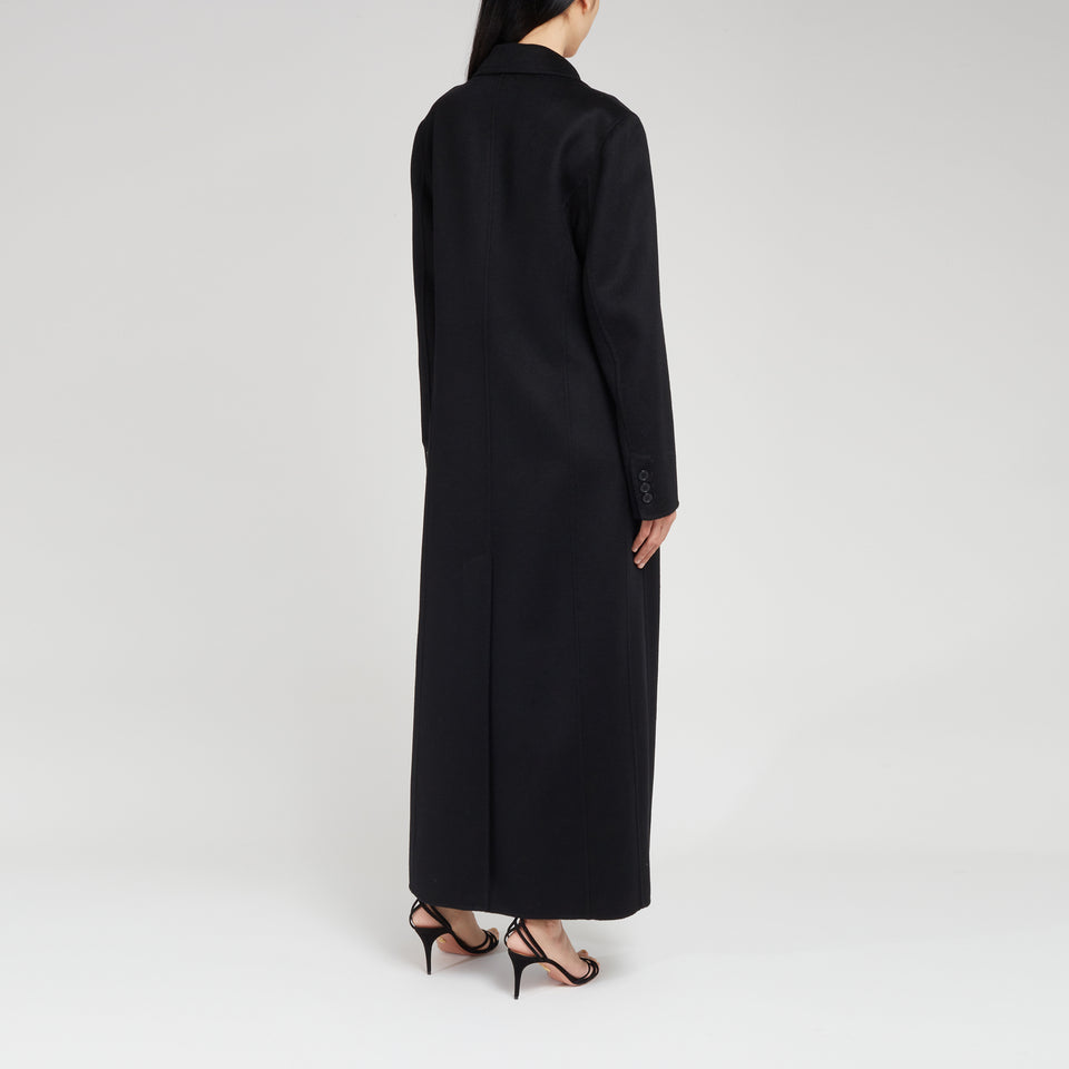 Black wool coat