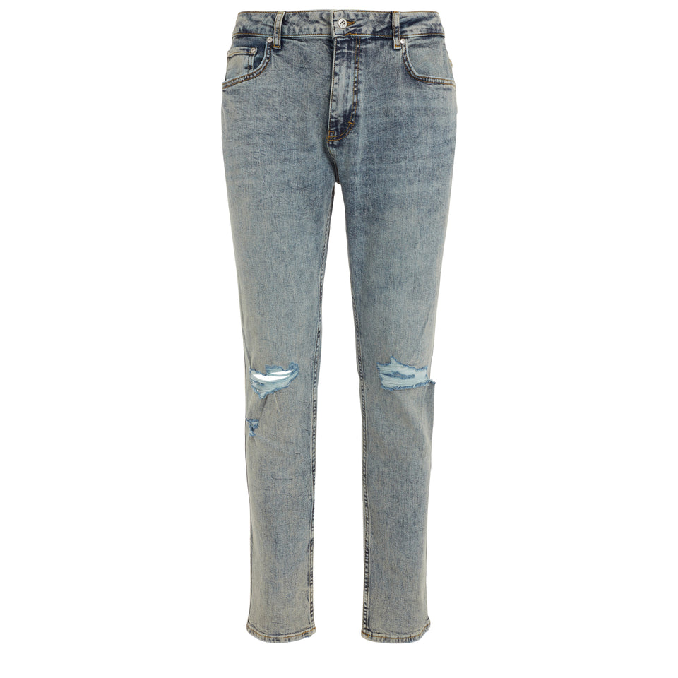 Jeans ''R1'' in denim blu