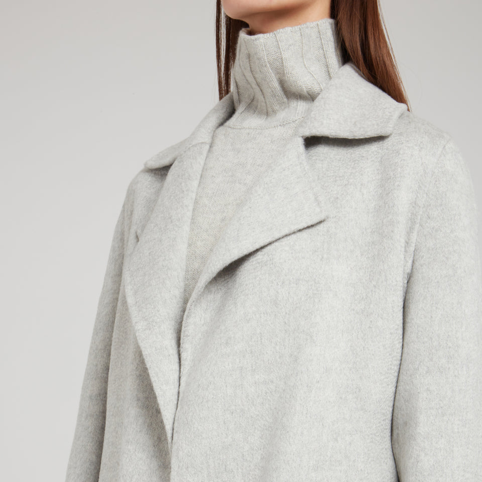 Cappotto in cashmere grigio