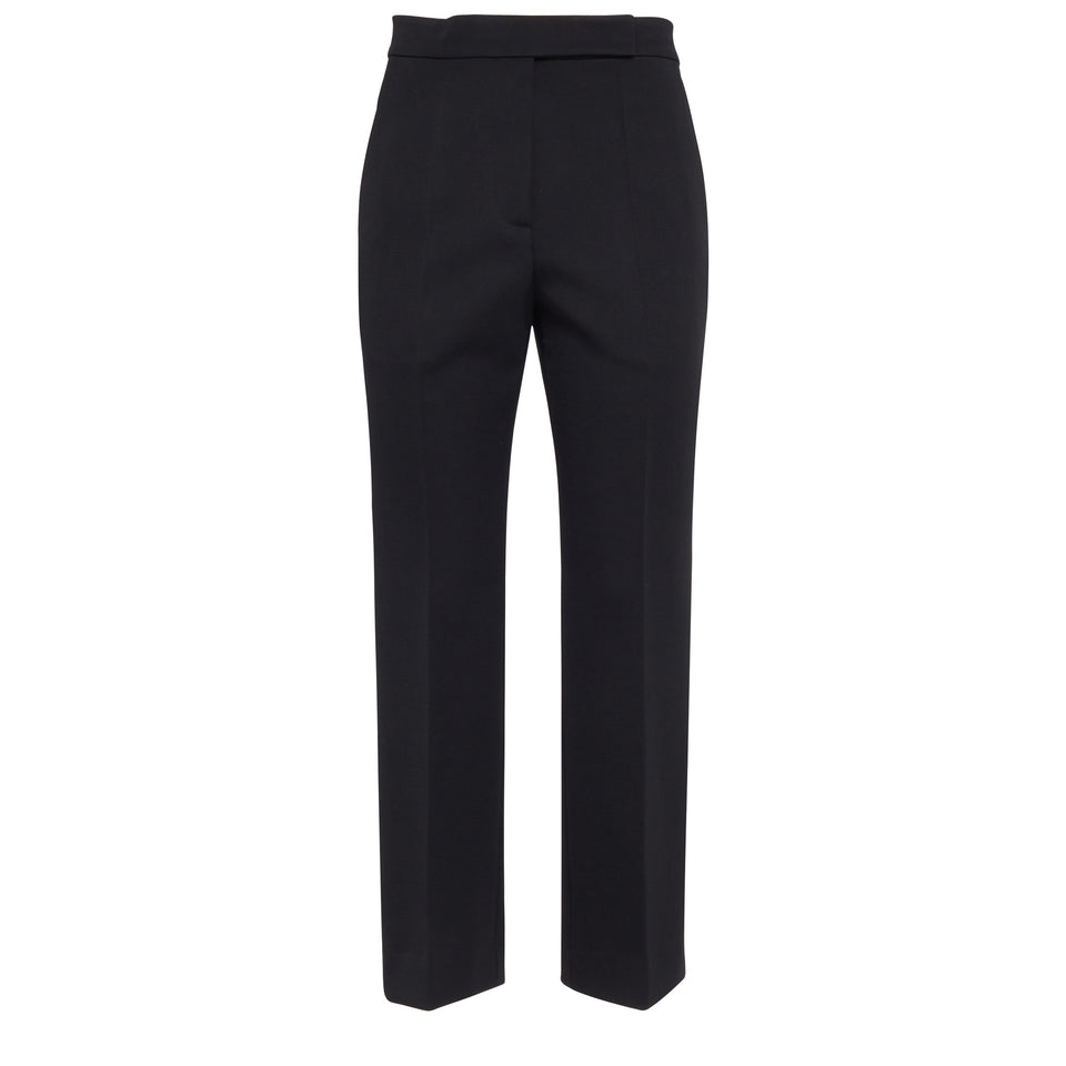 Pantalone sartoriale in lana nero