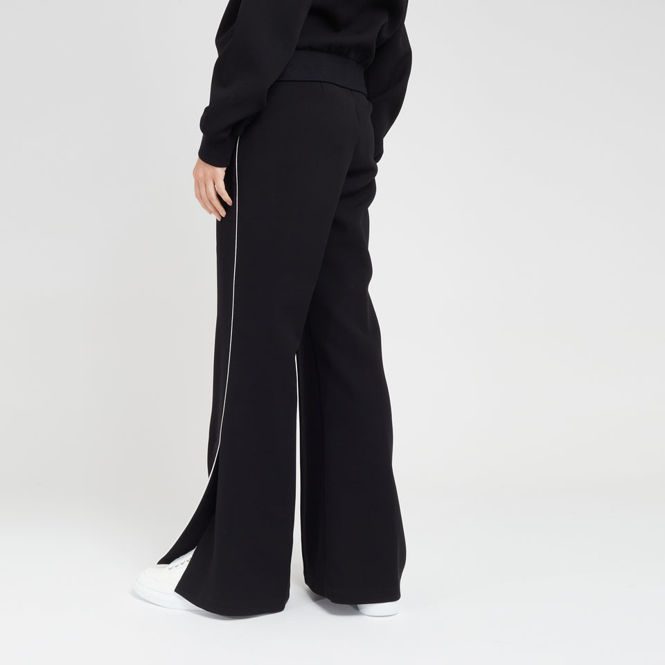 Pantalone in jersey nero