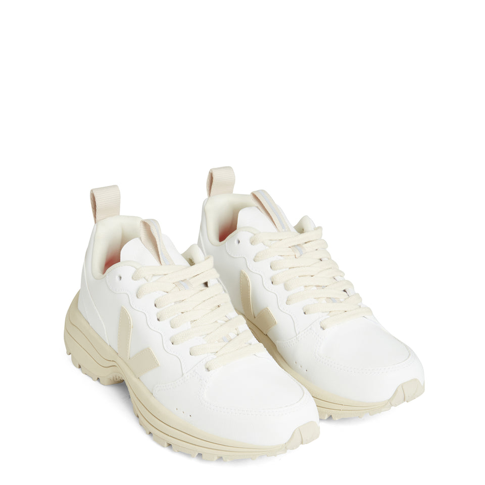 ''Venturi VC'' sneakers in white leather