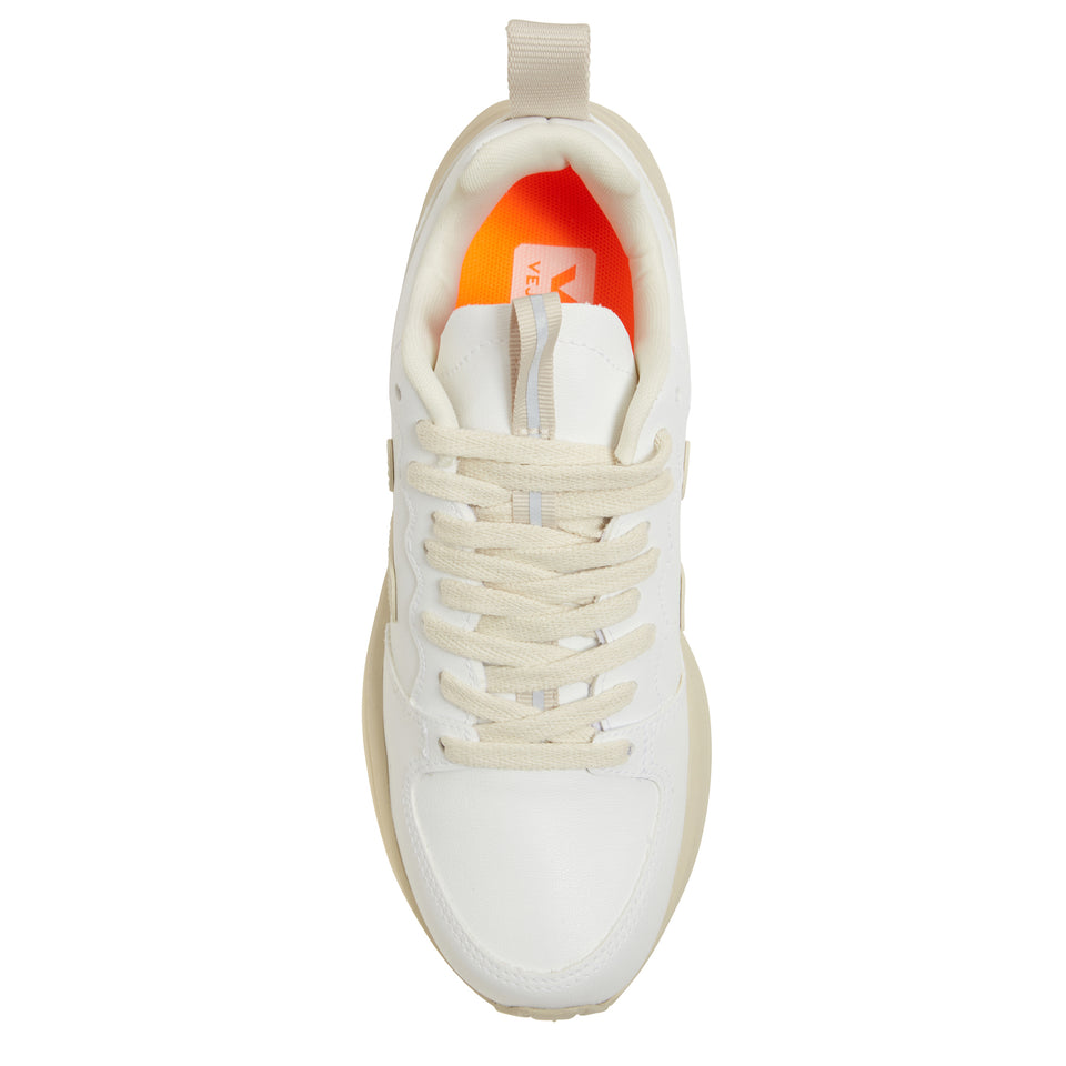 ''Venturi VC'' sneakers in white leather