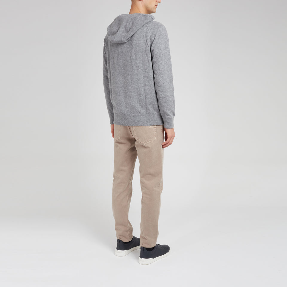 Maglia in cashmere grigia