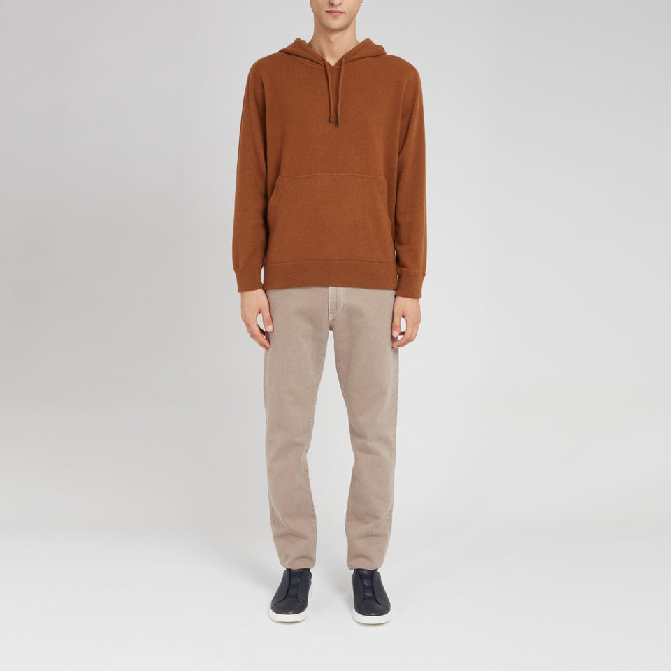 Brown cashmere sweater