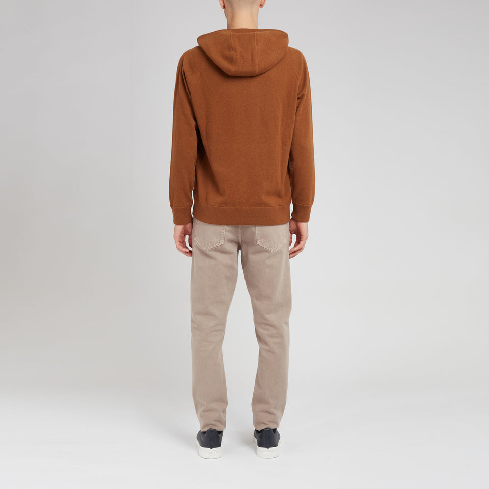 Brown cashmere sweater