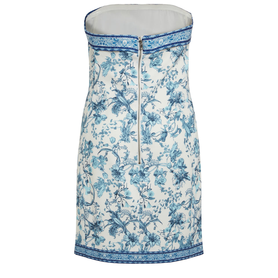 "Kelly" dress in light blue fabric