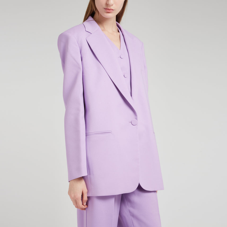 "Guia" blazer in lilac fabric