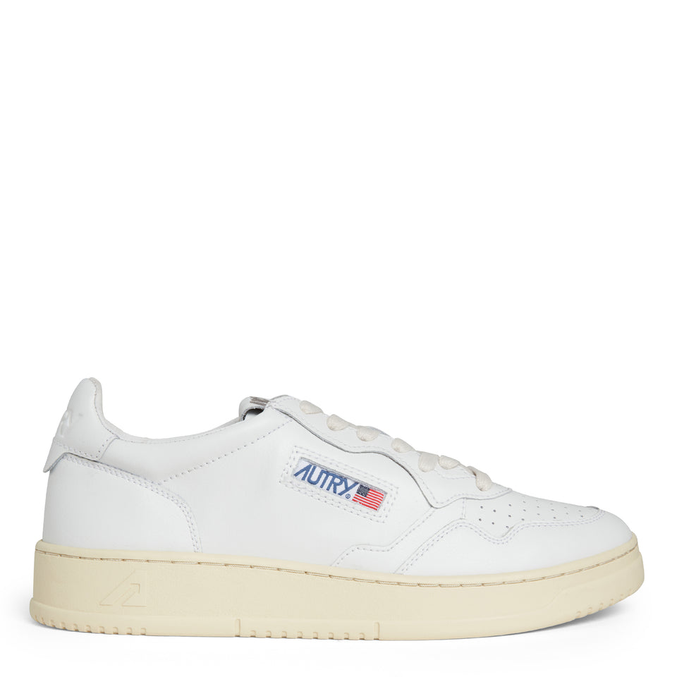 "Medalist low" sneakers in white leather