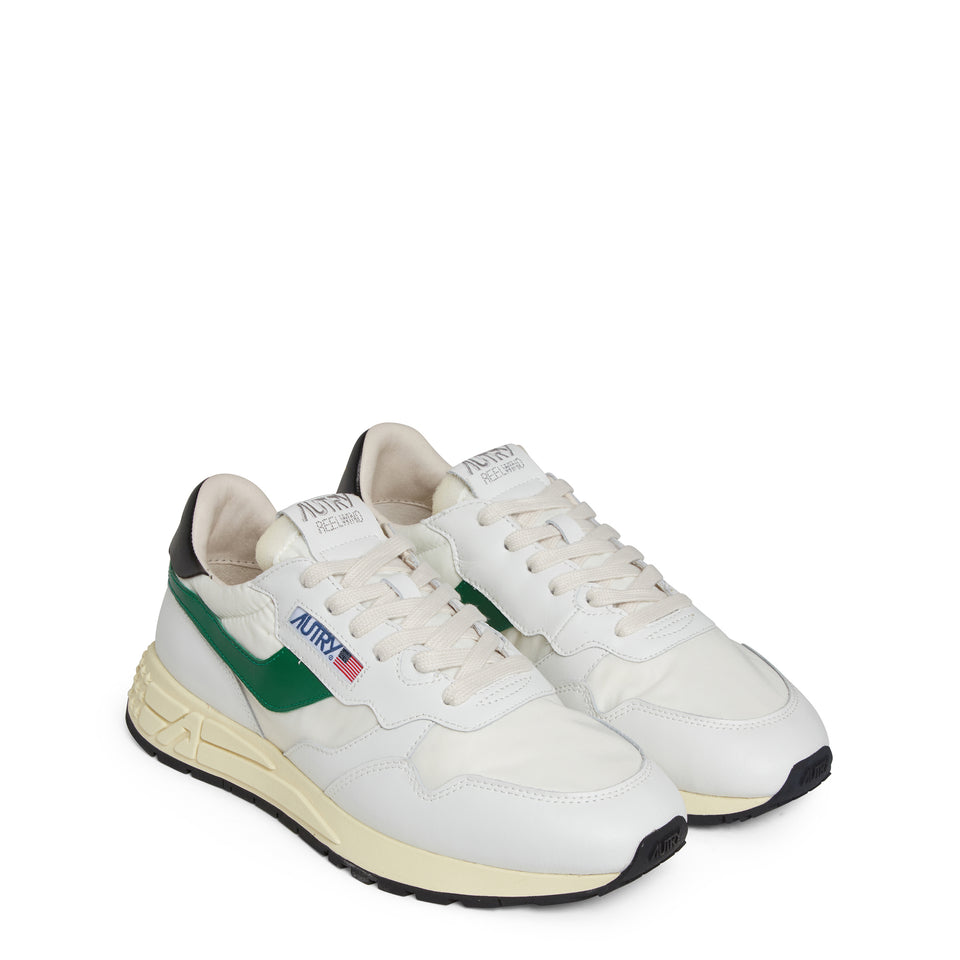 White leather "Reelwind" sneakers