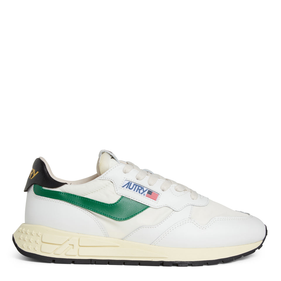 White leather "Reelwind" sneakers