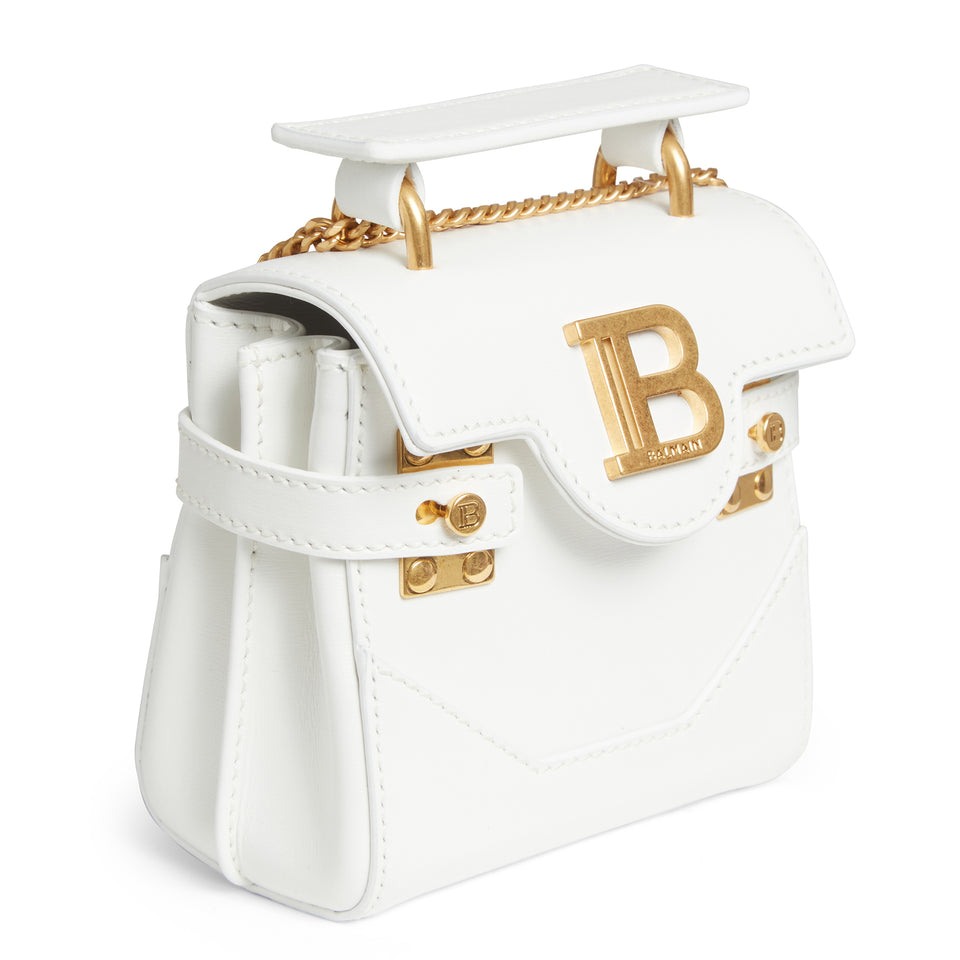 Borsa ''B-Buzz 23'' in pelle bianca