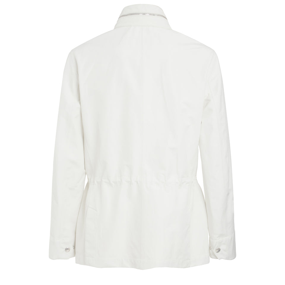 White fabric jacket