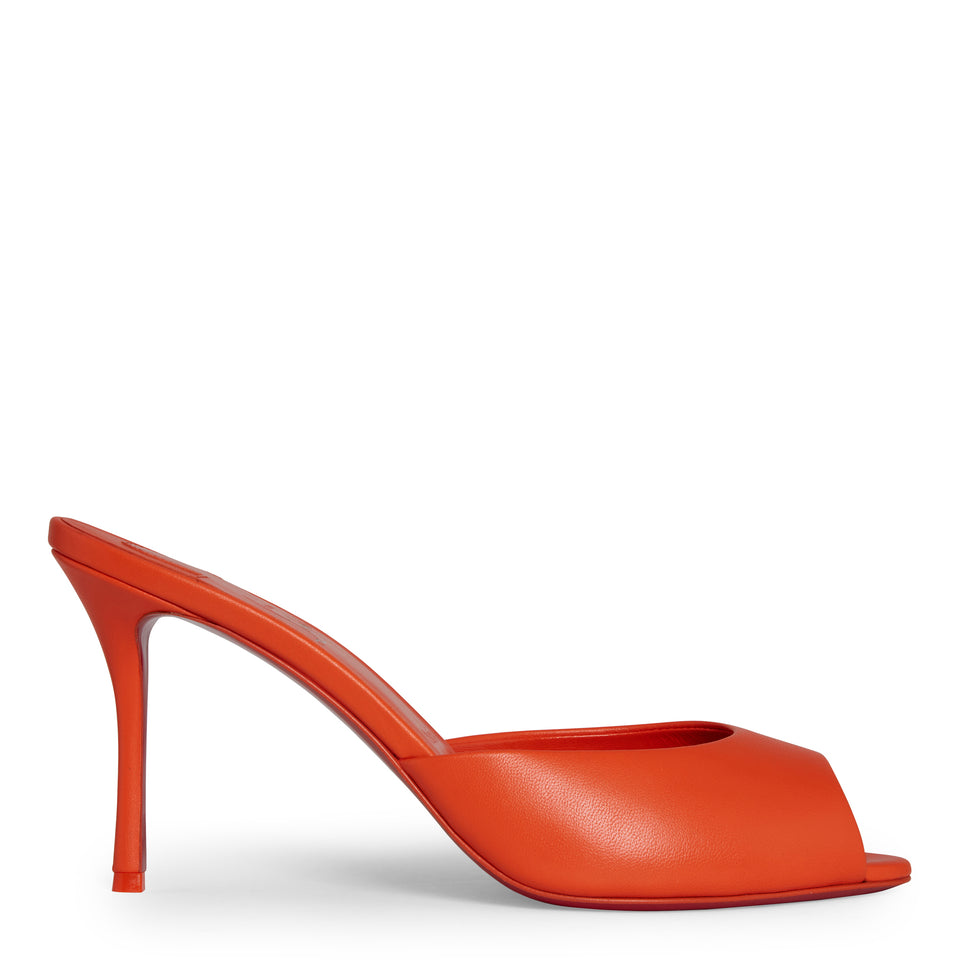 ''Me Dolly 85'' sandals in orange nappa