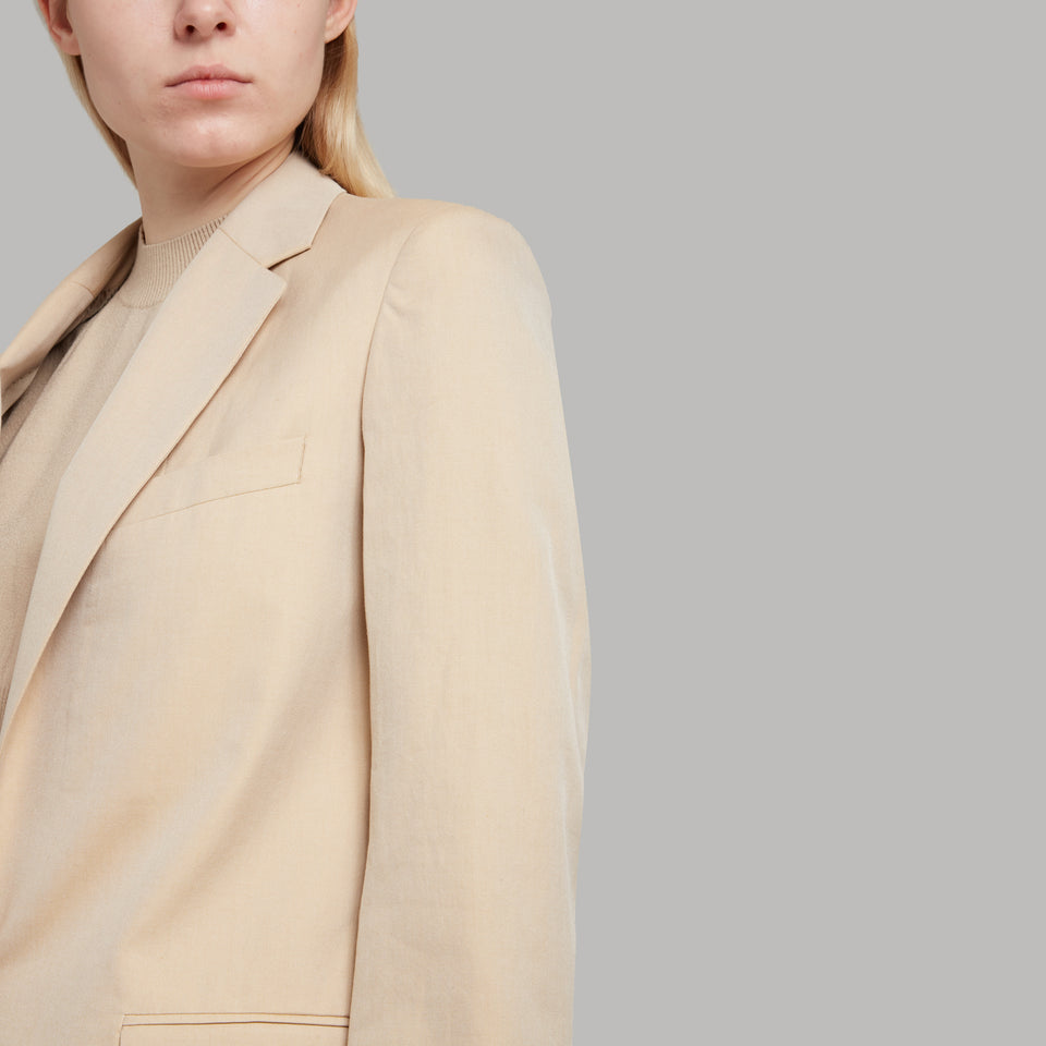 "Blanchett" jacket in beige fabric