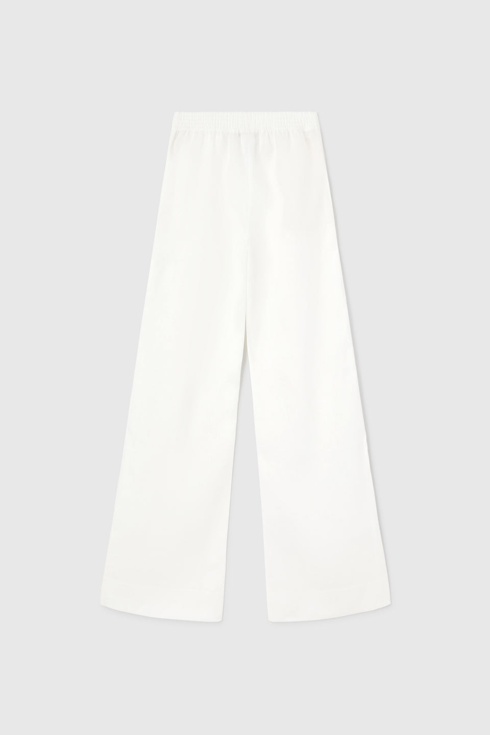 Pantalone in lino bianco