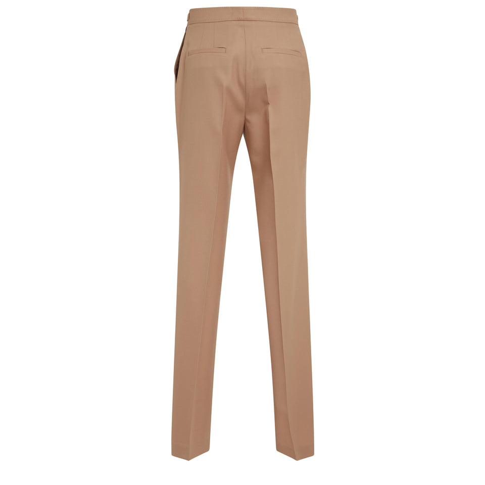 "Vesta" trousers in camel wool