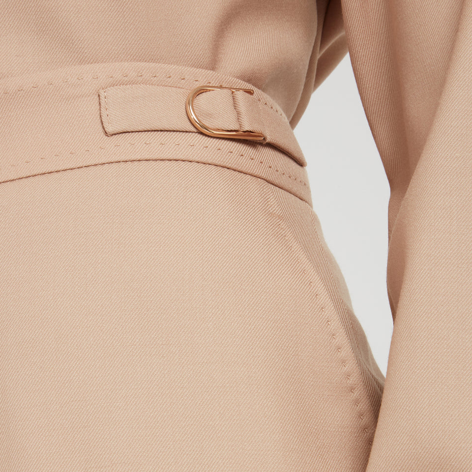 "Vesta" trousers in camel wool