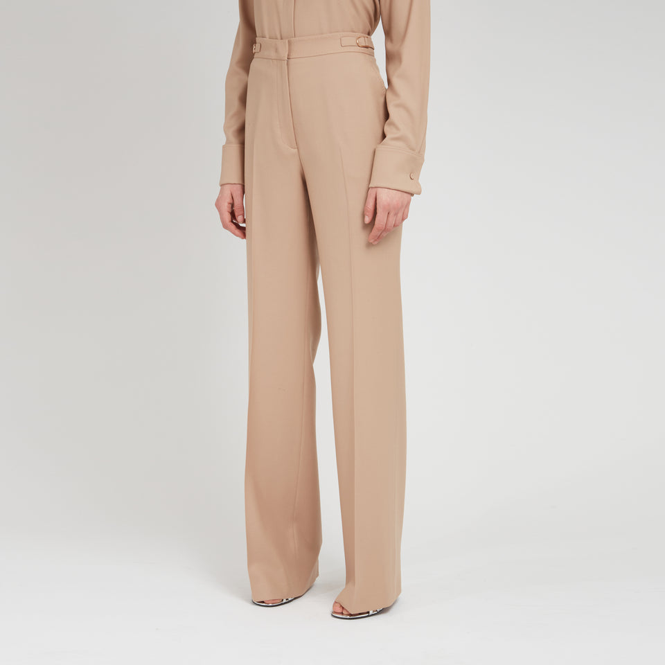 "Vesta" trousers in camel wool