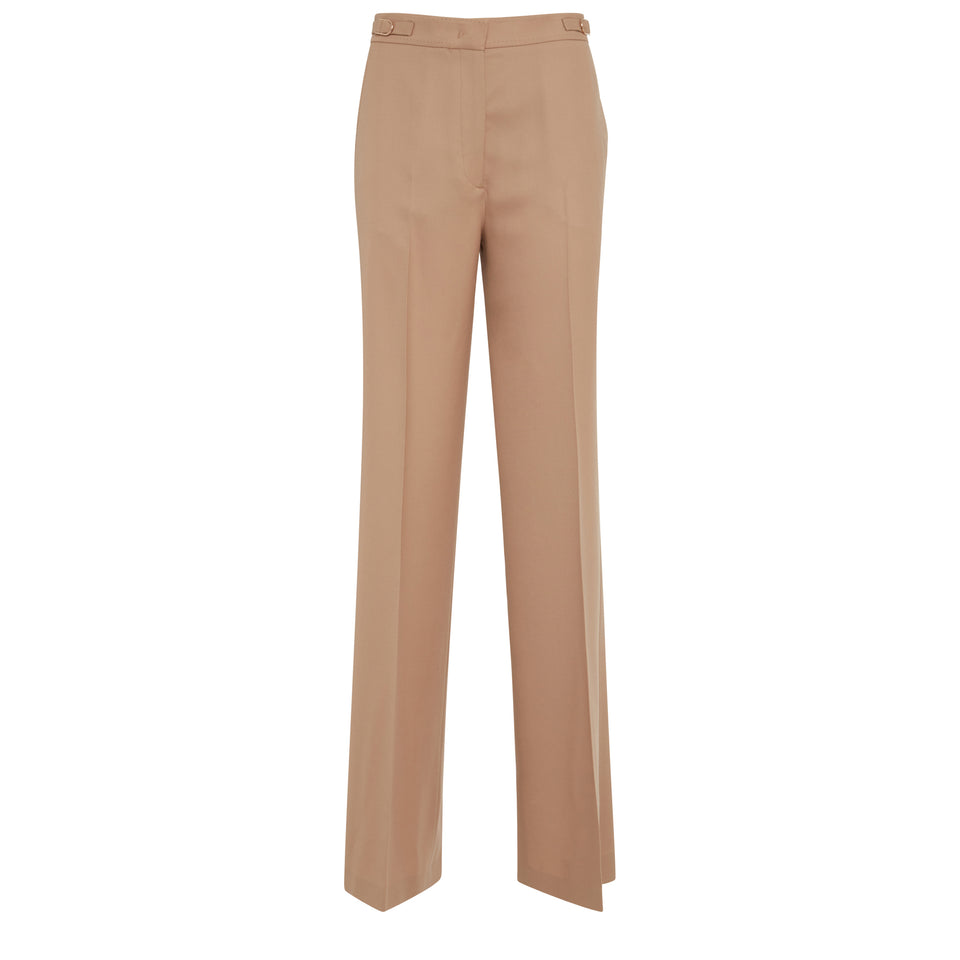 "Vesta" trousers in camel wool