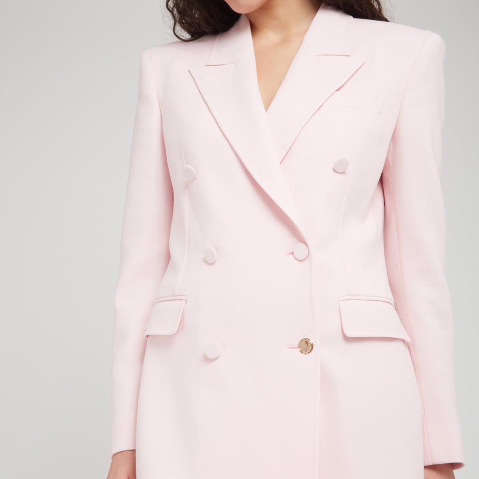 "Gavin" pink wool blazer