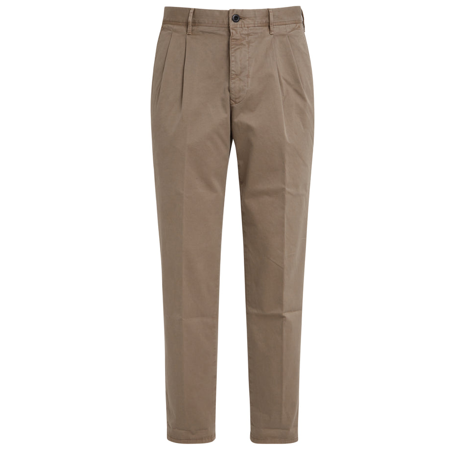 Brown cotton trousers