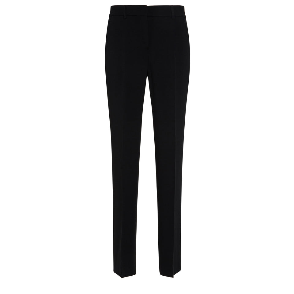 "Petra" trousers in black fabric