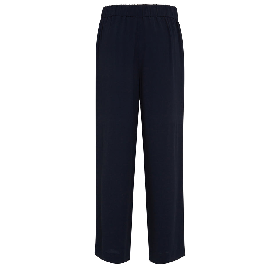 Pantalone "Connie" in tessuto blu