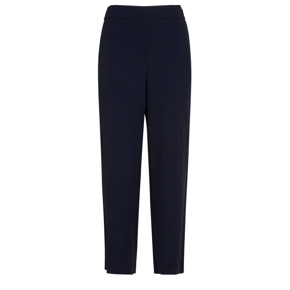 Pantalone "Connie" in tessuto blu