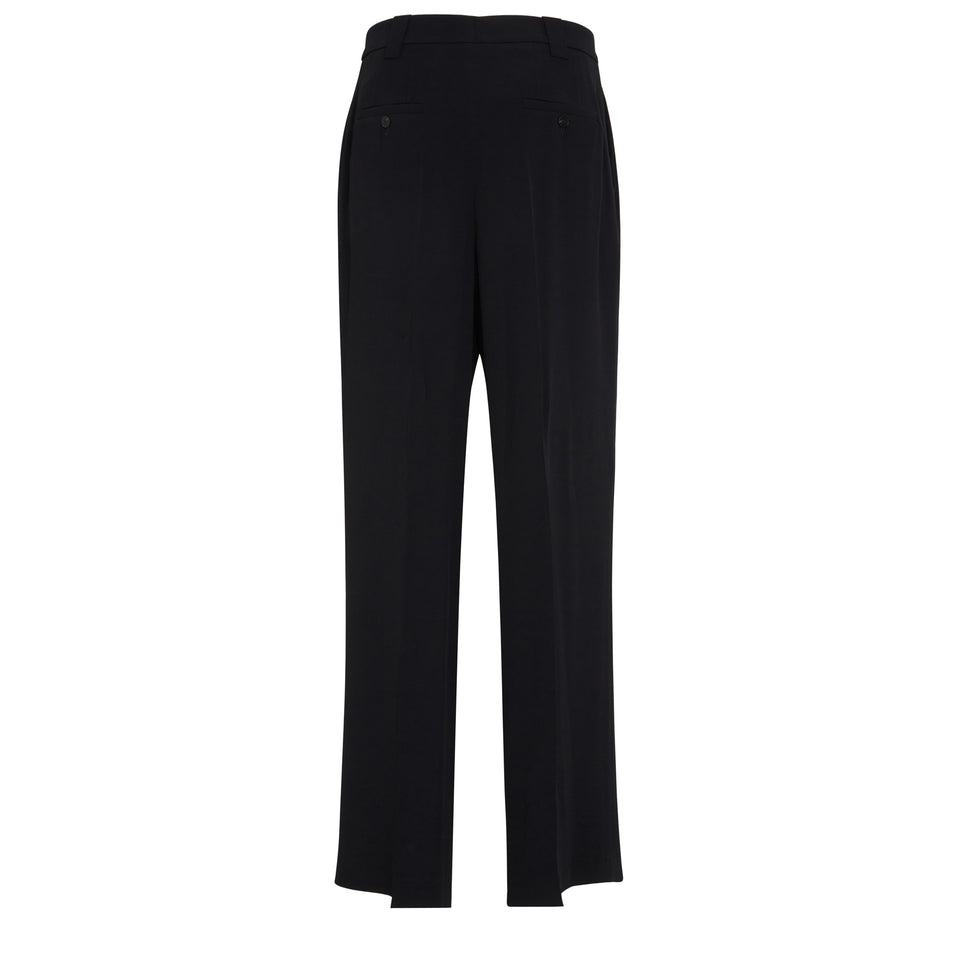 "Elodie" trousers in black fabric