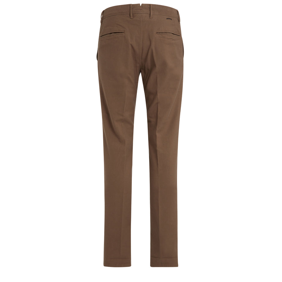 Brown cotton trousers