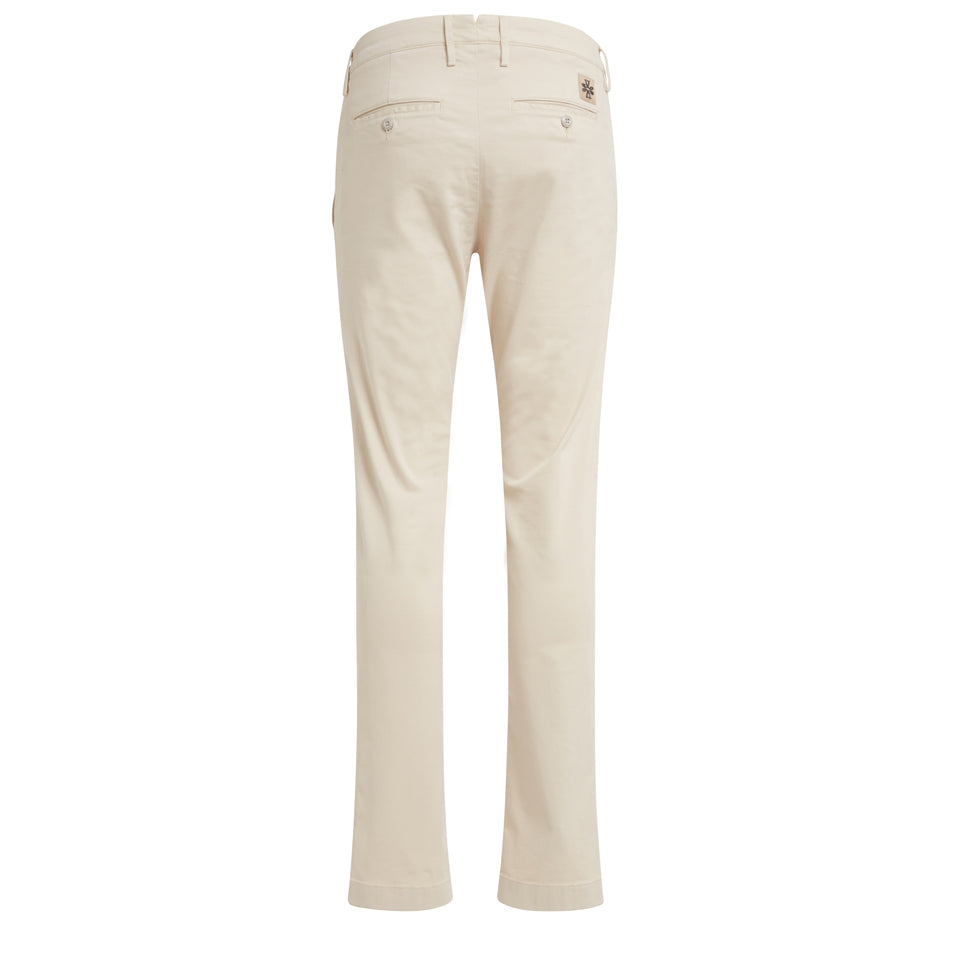 "Bobby" trousers in beige cotton