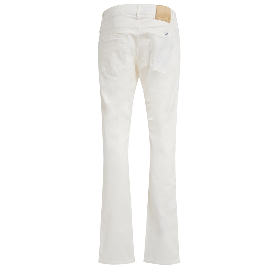 Jeans "Nick" in cotone bianchi