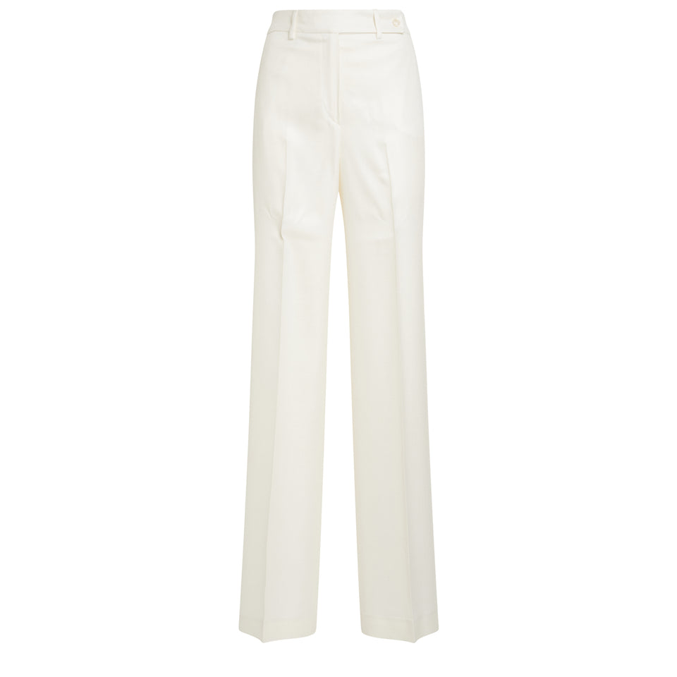 Pantalone in tessuto bianco