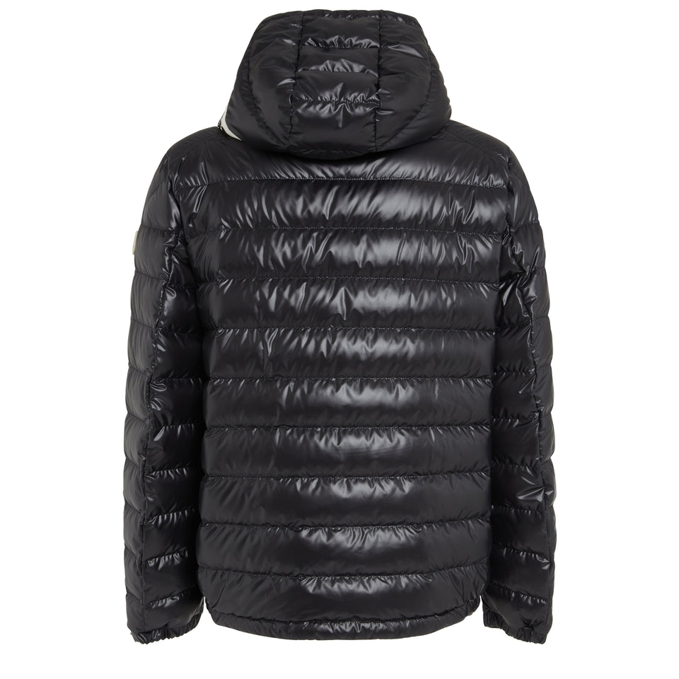 "Cornour" down jacket in black fabric
