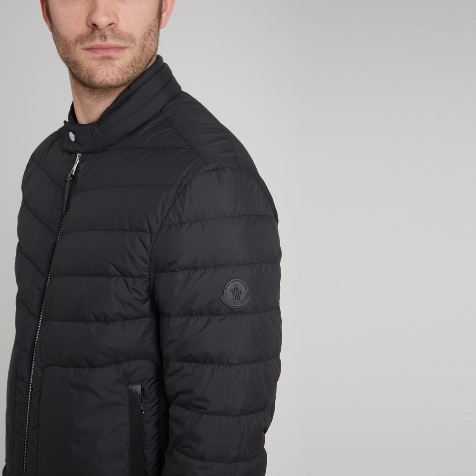 "Maurienne" jacket in black fabric